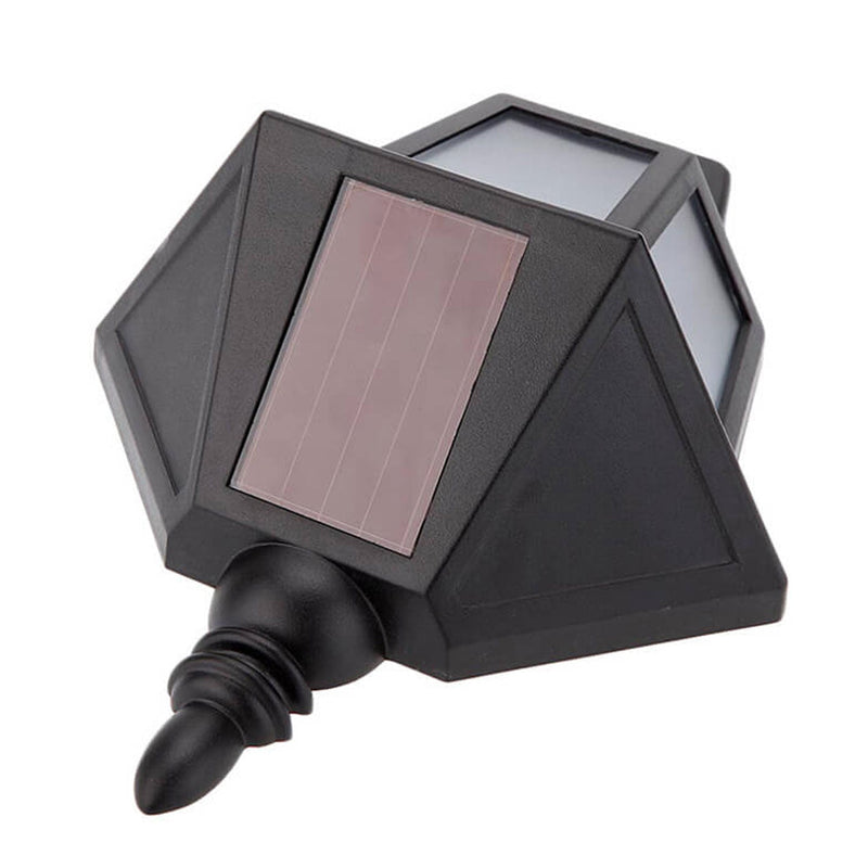 Solar Room Type Half Wall Light Human Smart Sensor Light Black LED Wall Sconce Lamp