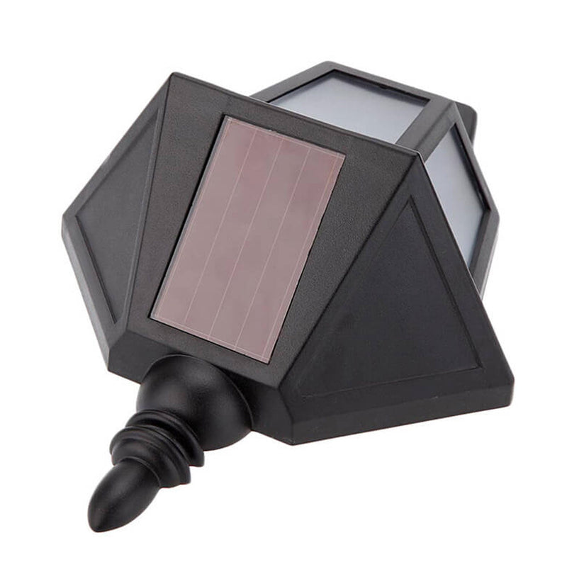 Solar Room Type Halbe Wandleuchte Human Smart Sensor Light Schwarze LED-Wandleuchte