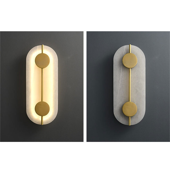 Moderne Eisenkreis LED Wandleuchte 