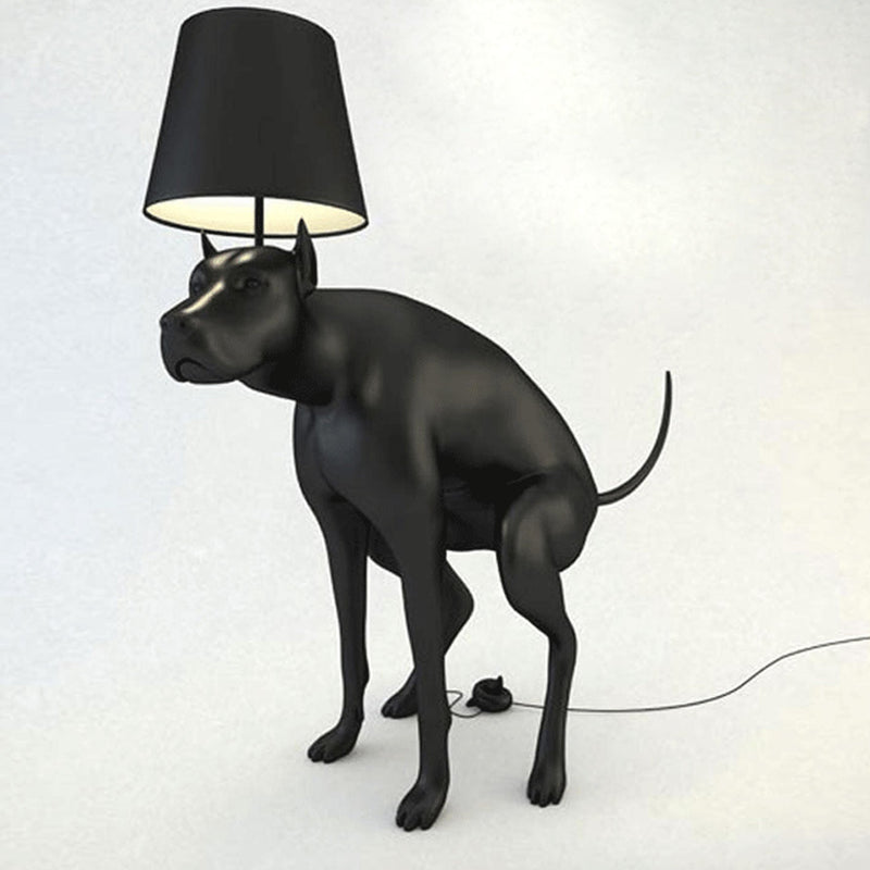 Moderne kreative LED-Tischlampe aus Hundeharz