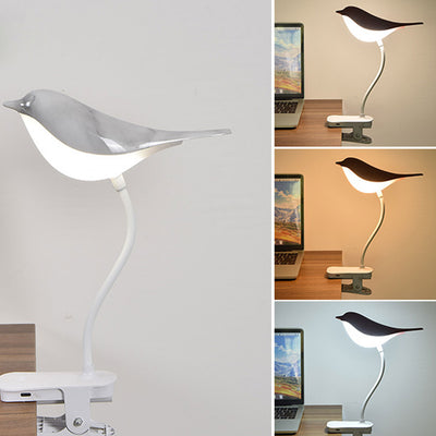 Nordic Creative Bird Clip Lade LED Nachtlicht Tischlampe