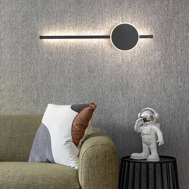 تصميم سيف طويل أكريليك حديث لمصباح حائط LED 