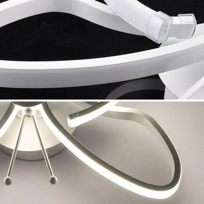 Modern Minimalist Butterfly Design Aluminum LED Wall Sconce Lamp