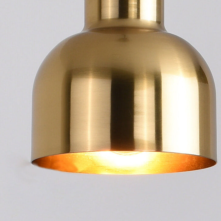 Industrielle Eisen Einfacher Glockenschirm Design 1-Licht Pendelleuchte 