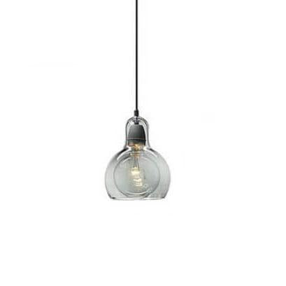 Modern Gourd Glass 1-Light Pendant Light