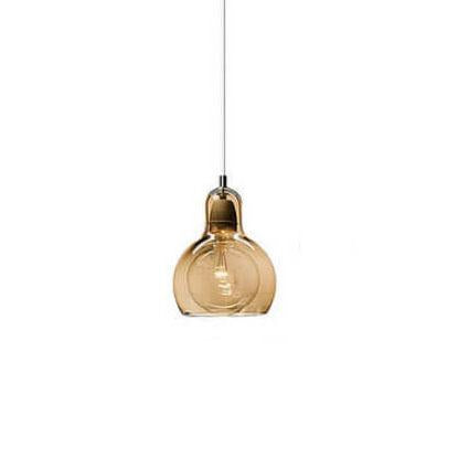 Modern Gourd Glass 1-Light Pendant Light