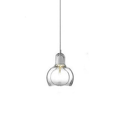 Modern Gourd Glass 1-Light Pendant Light