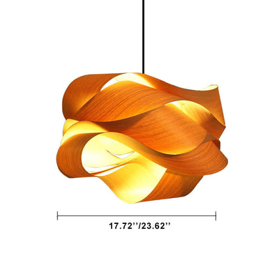 Modern Irregular Woody 1-Light Pendant Light