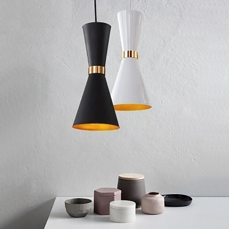 Modern Macaron Bell Shape Metal 1-Light Pendant Light