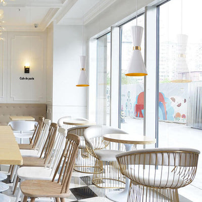 Modern Macaron Bell Shape Metal 1-Light Pendant Light
