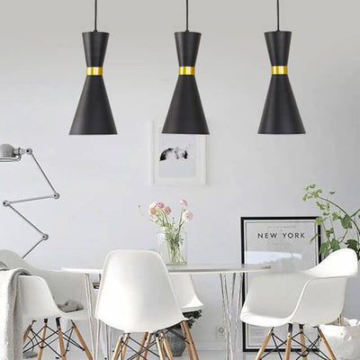 Modern Macaron Bell Shape Metal 1-Light Pendant Light