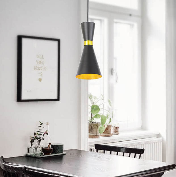Modern Macaron Bell Shape Metal 1-Light Pendant Light