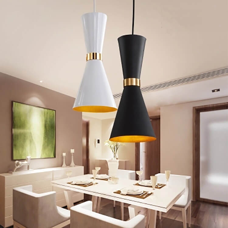 Modern Macaron Bell Shape Metal 1-Light Pendant Light