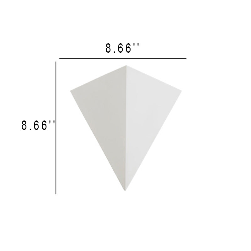 Industrielle Eisen-geometrische Dreieck-LED-kreative Wandleuchte-Lampe 
