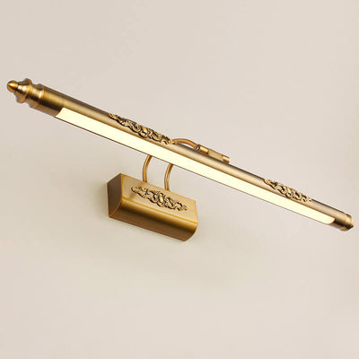 Retro European Carved 1-Light LED Mirror Front Light
