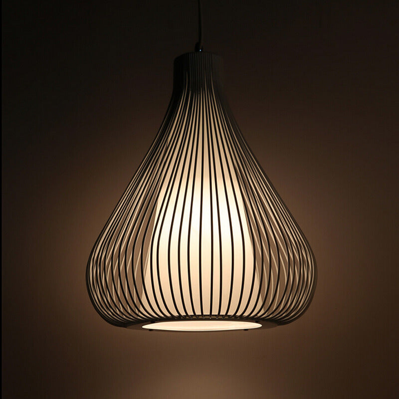 Suspension Luminaire à 1 Lumière en Métal en Forme de Goutte d&