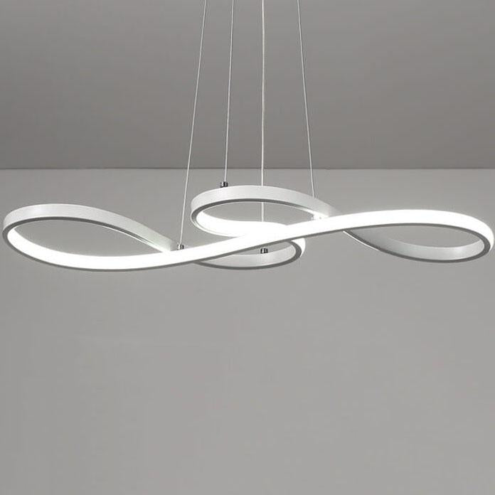 Moderne doppelseitige Twist 1-Licht-LED-Kronleuchter 