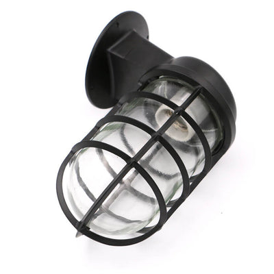 Industrielle Retro-Glas-Zylinder-Explosionsgeschützte 1-Licht-Wandleuchte-Lampen 