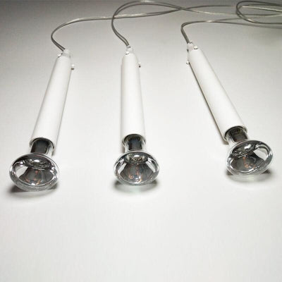 Minimalist Clear Glass Cone Shade 1/3 Light Pendant Light
