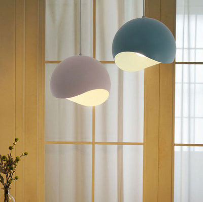 Modern Macaron Magic Bean Metal 1-Light Pendant Light