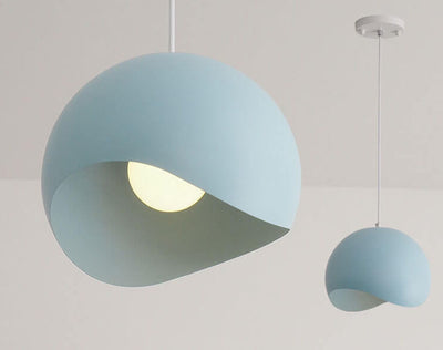 Modern Macaron Magic Bean Metal 1-Light Pendant Light