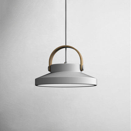 Dôme en anneau macaron nordique, suspension LED à 1 lumière 