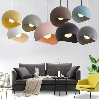 Modern Macaron Magic Bean Metal 1-Light Pendant Light