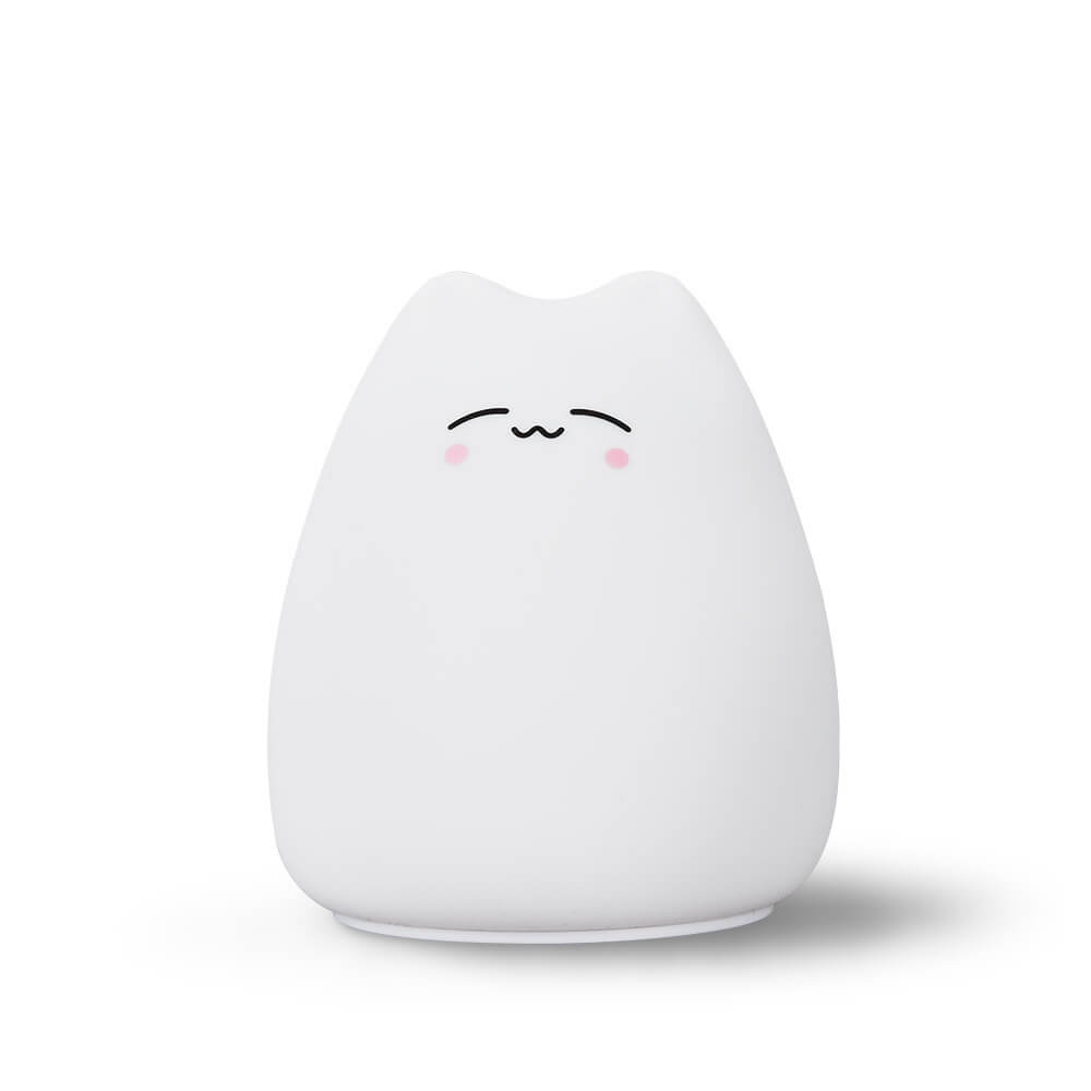 Lampe de Table LED en Silicone USB Veilleuse Chat 