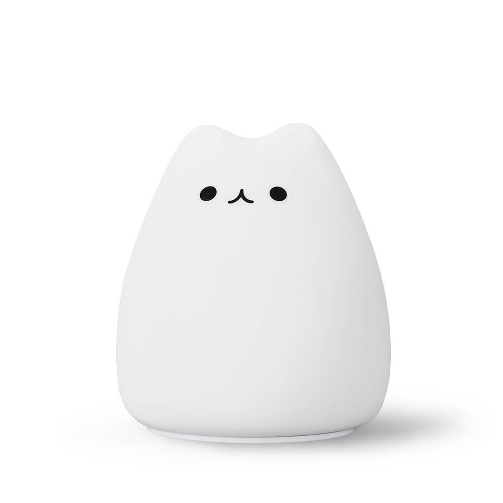 Lampe de Table LED en Silicone USB Veilleuse Chat 