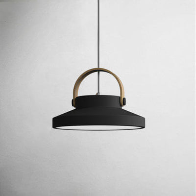 Dôme en anneau macaron nordique, suspension LED à 1 lumière 