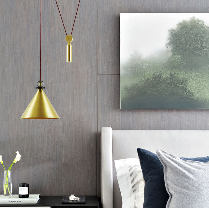Nordic Creative Pulley 1-Light LED Pendant Light