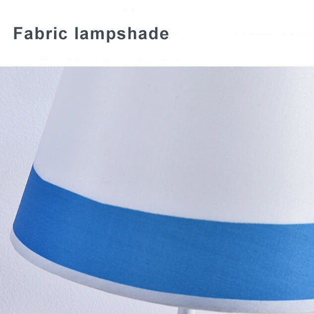 Lámparas de mesa con pantalla de tela moderna de 1 luz 4 diseños 