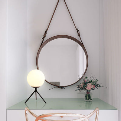 Glass Ball 1-Light Tripod Table Lamps