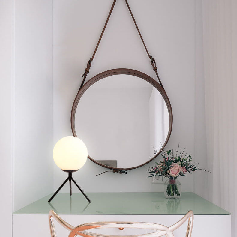 Glass Ball 1-Light Tripod Table Lamps