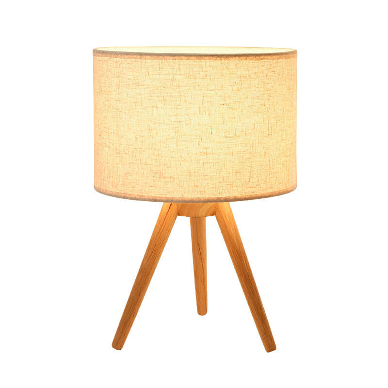 Lámparas de Mesa de Madera Moderna de 1 Luz 