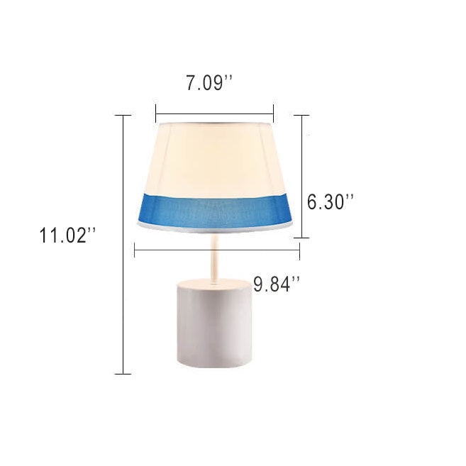 Modern Fabric Shade  1-Light Table Lamps 4 Design