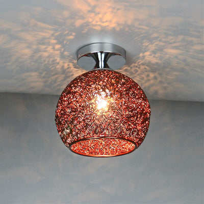Moderne bunte 1-Licht-Kuppel-Halbeinbauleuchte 
