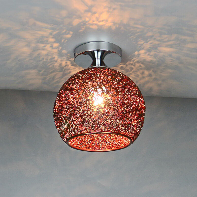 Moderne bunte 1-Licht-Kuppel-Halbeinbauleuchte 
