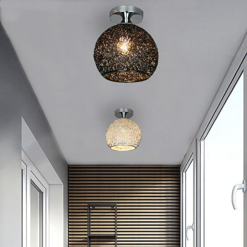 Moderne bunte 1-Licht-Kuppel-Halbeinbauleuchte 