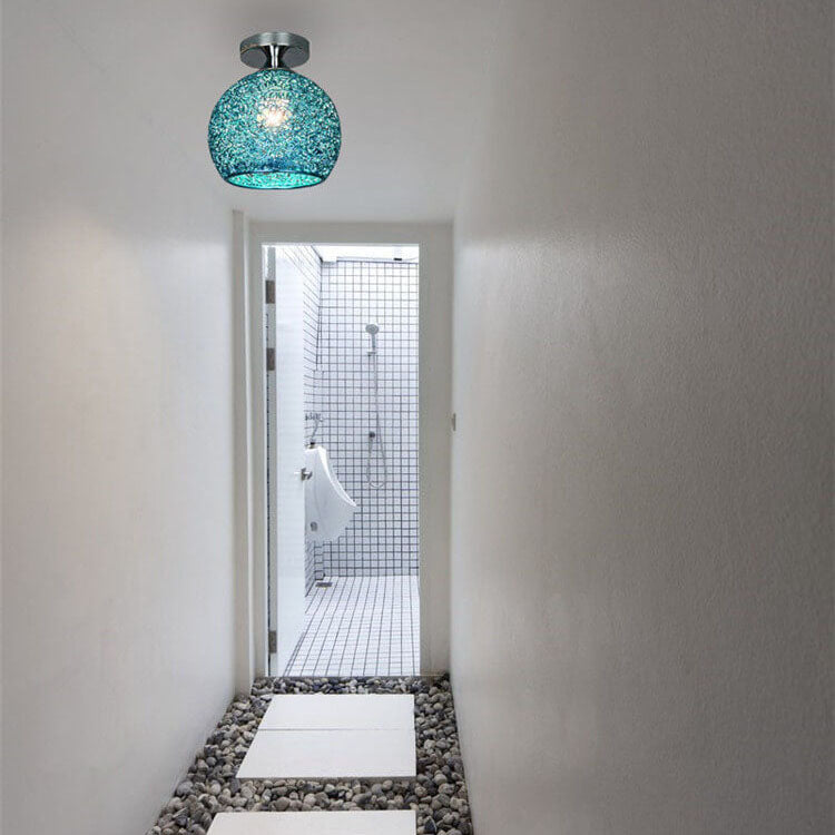 Moderne bunte 1-Licht-Kuppel-Halbeinbauleuchte 