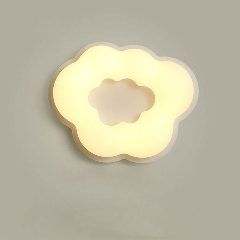 Nordic Iron Cloud Shape LED Wall Sconce Lamp