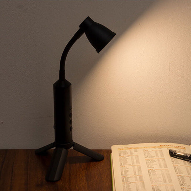 Moderne schwarze Metall-Typ-C LED tragbare Tischlampe 