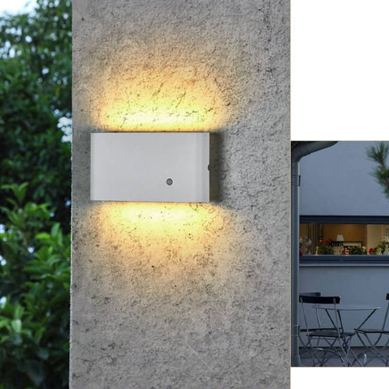 Human Body Induction Rechargeable Magnetic LED Outdoor Wall Sconce Lamp
