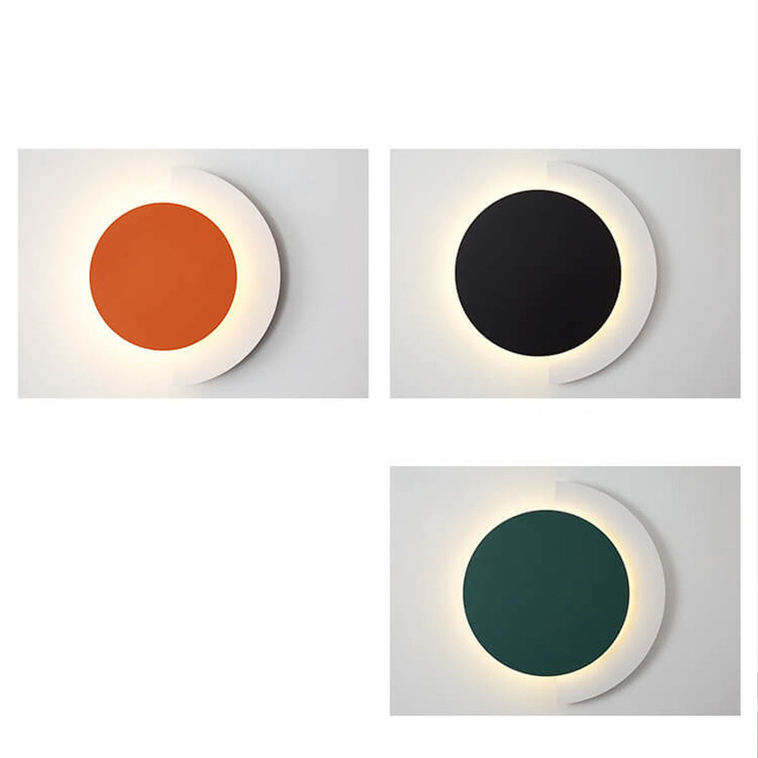 Nordic Postmodern Solid Color Schmiedeeisen Acryl LED Wandleuchte Lampe 