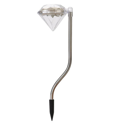 Solar Diamond Bend LED Outdoor Garden Dekorative Wegleuchte
