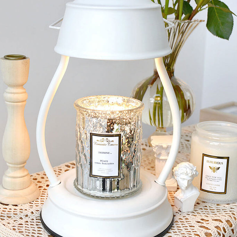 Retro Light Luxury Metal Lantern Melting Wax Table Lamp