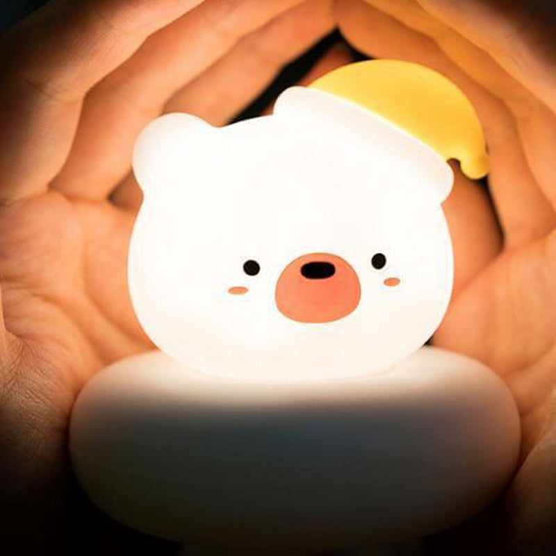 Creative Cute Animals Night Light Pat Sensing LED Table Lamp