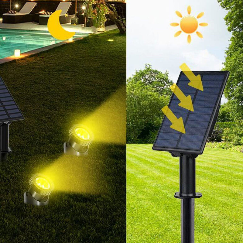 Solar Waterproof RGB Lawn Decoration LED Spotlight Landscape Light