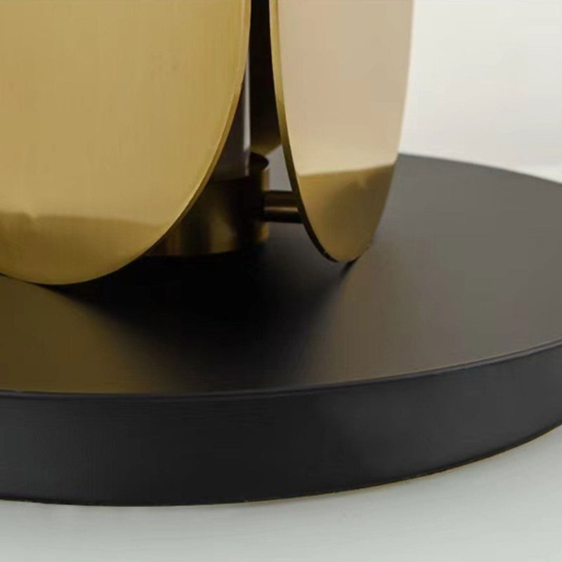 Lampe de table LED en fer et verre d&