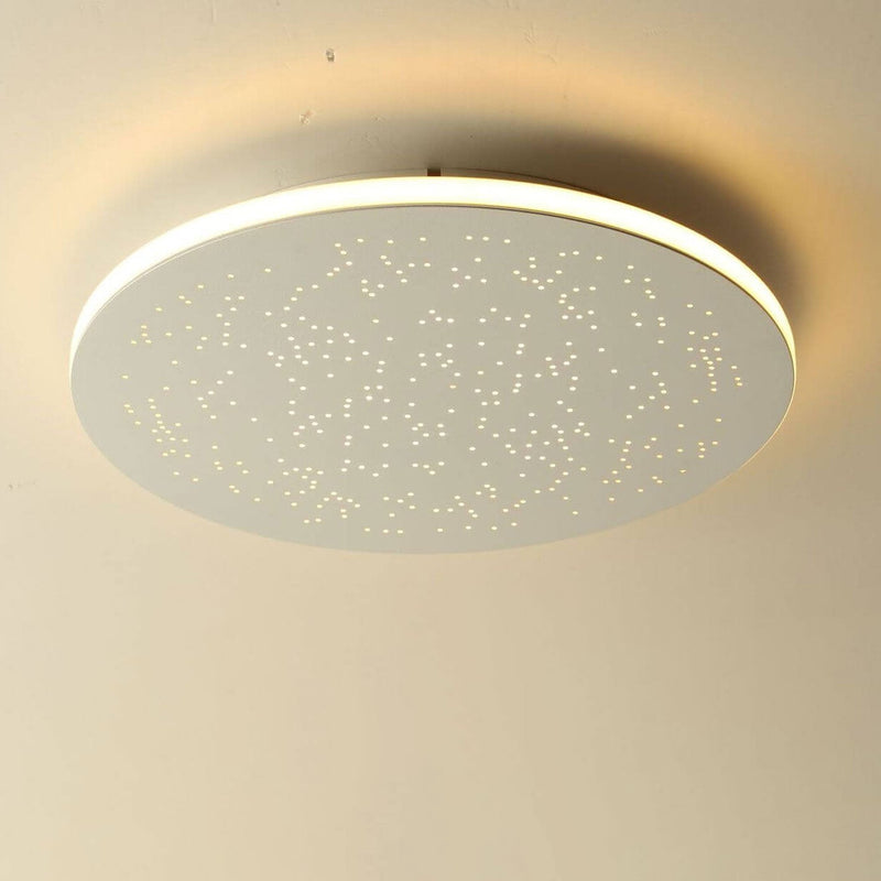 Nordic Starry Disc Acrylic Iron LED Flush Mount Ceiling Light
